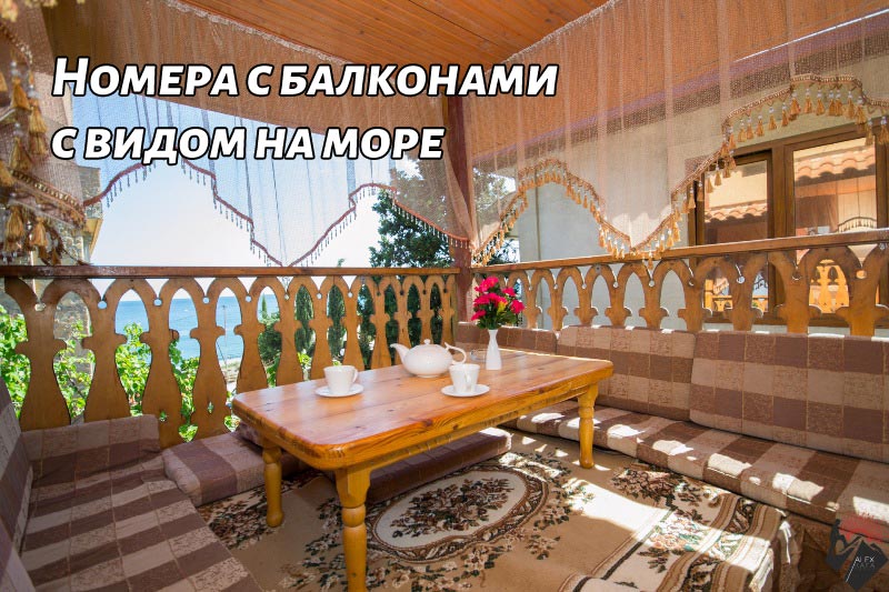 Номера в отеле Измир Судак с видом на море